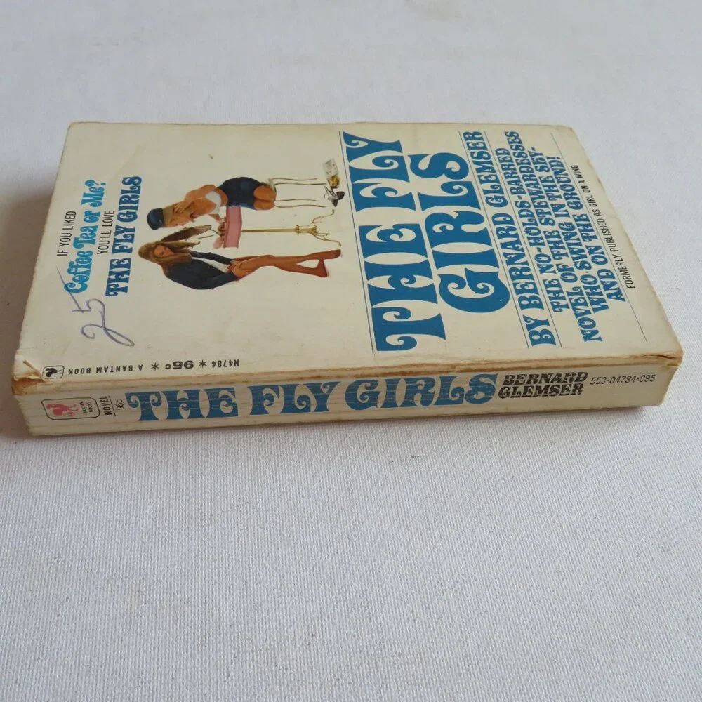 The Fly Girls by Bernard Glemser 1969 Vintage Paperback Novel